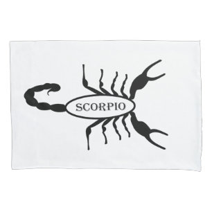 Scorpio Black Scorpion Star Sign Kissenbezug