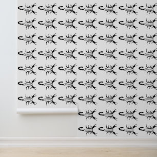 Scorpio Black Scorpion Star Sign Tapete