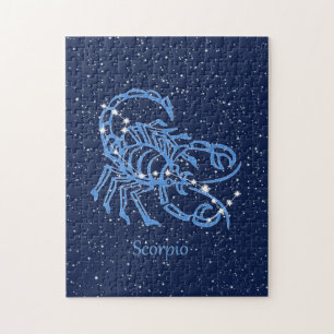 Scorpio Constellation and Zodiac Sign with Stars