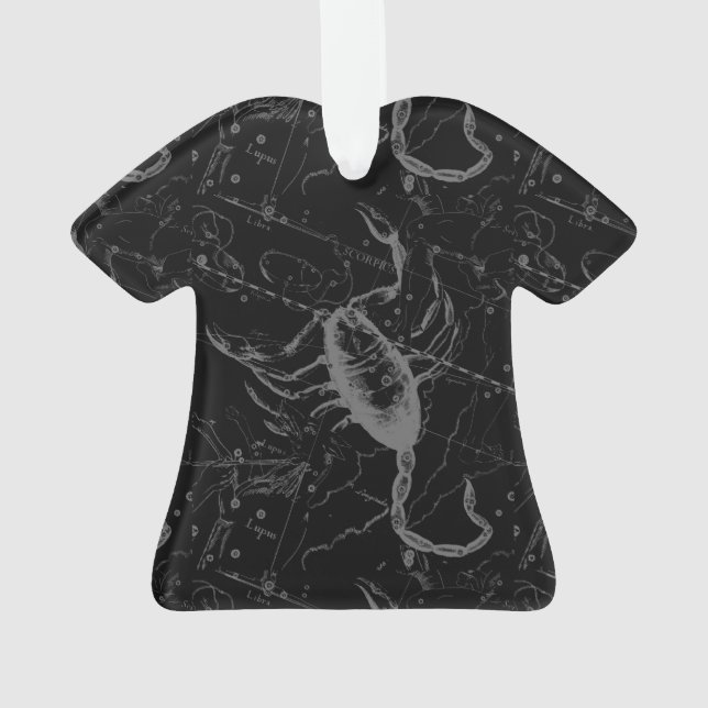 Scorpio Constellation by Hevelius 1690 Ornament (Rückseite)