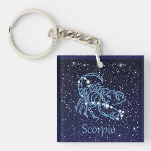 Scorpio Constellation & Zodiac Signe avec étoiles