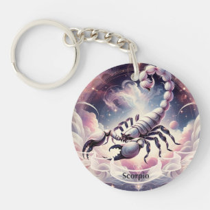 Scorpio Cosmic Celestial Zodiac Schlüsselanhänger