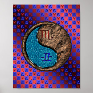 Scorpio & Earth Ox Poster