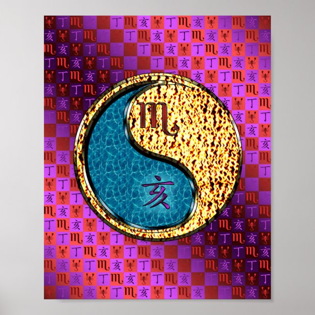 Scorpio & Fire Boar Poster (Vorne)