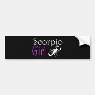 Scorpio Girl Autoaufkleber