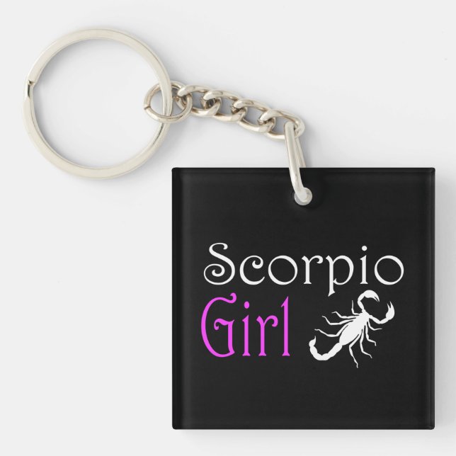 Scorpio Girl Schlüsselanhänger (Vorderseite)