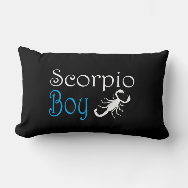 Scorpio-Junge Lendenkissen (Vorderseite)