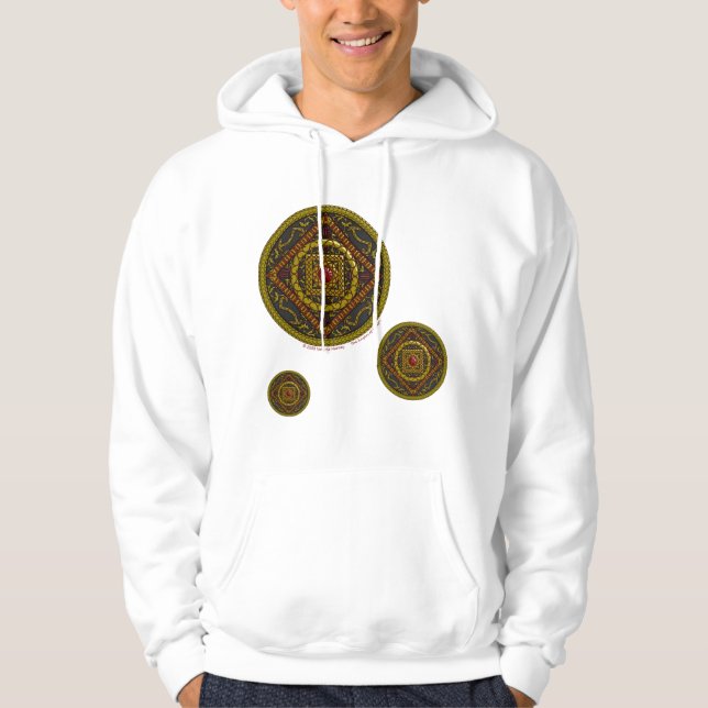 Scorpio Mandala Leichtes Shirt (Vorderseite)