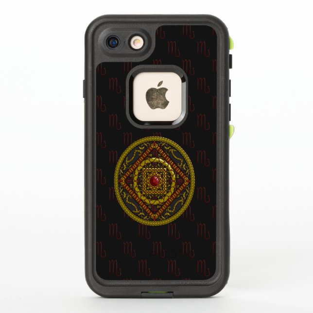 Scorpio Mandala Lifeproof Case (Rückseite)