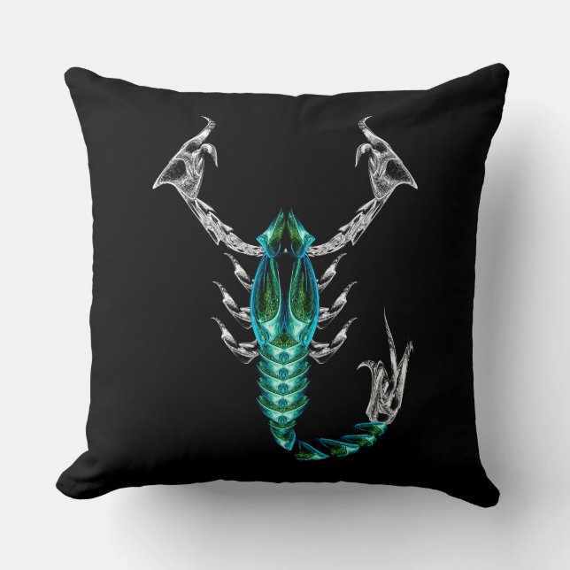Scorpio – Minimalist Zodiac Decorative Pillow Kissen (Vorderseite)