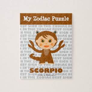 Scorpio, Mon Puzzle Zodiac