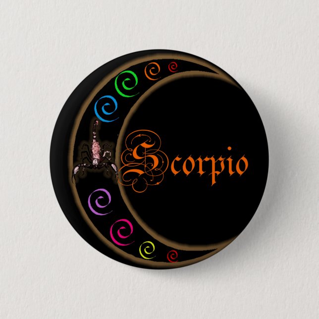 Scorpio Moons Button (Vorderseite)