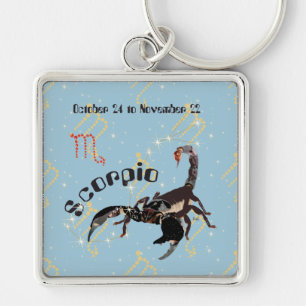 Scorpio October 24 to November 22 Keychain Schlüsselanhänger