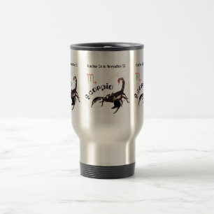 Scorpio October 24 to November 22 Mug Reisebecher