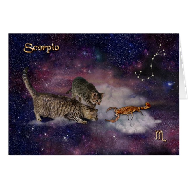 Scorpio pour Amoureux de les chats (Devant horizontal)