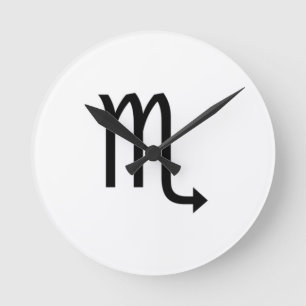 Scorpio Runde Wanduhr