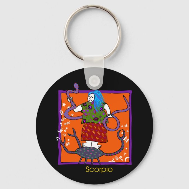 Scorpio-Schlüsselanhänger Schlüsselanhänger (Vorderseite)