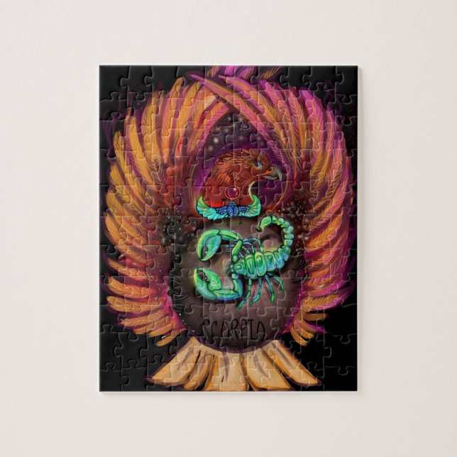 Scorpio SIGNE Zodiaque Jigsaw Puzzle (Vertical)