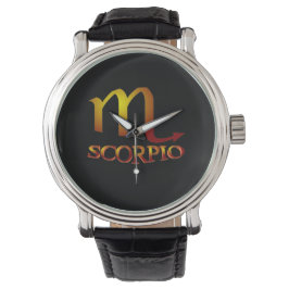 Scorpio Star Gold Armbanduhr