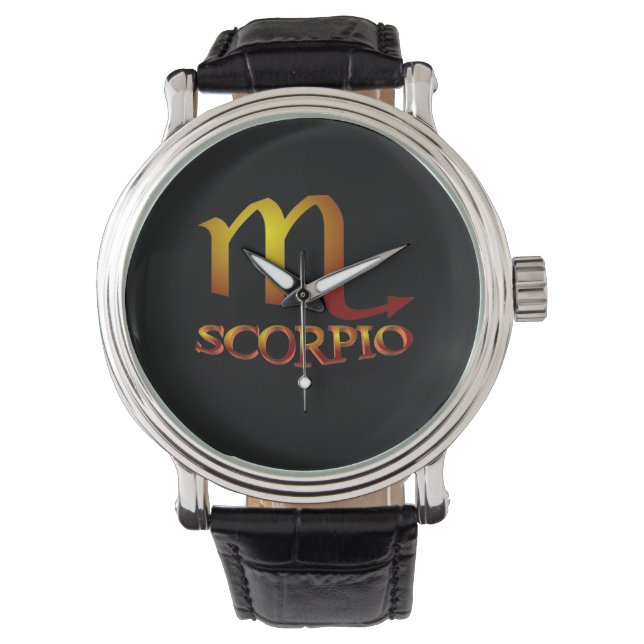 Scorpio Star Gold Armbanduhr (Vorderseite)