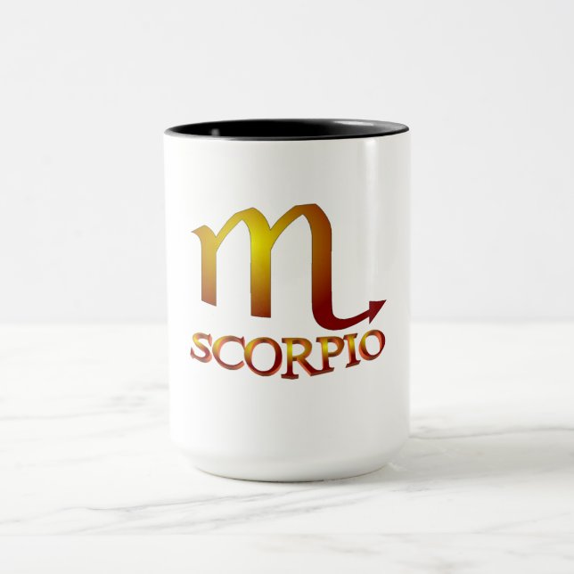 Scorpio Star Gold Tasse (Zentrum)