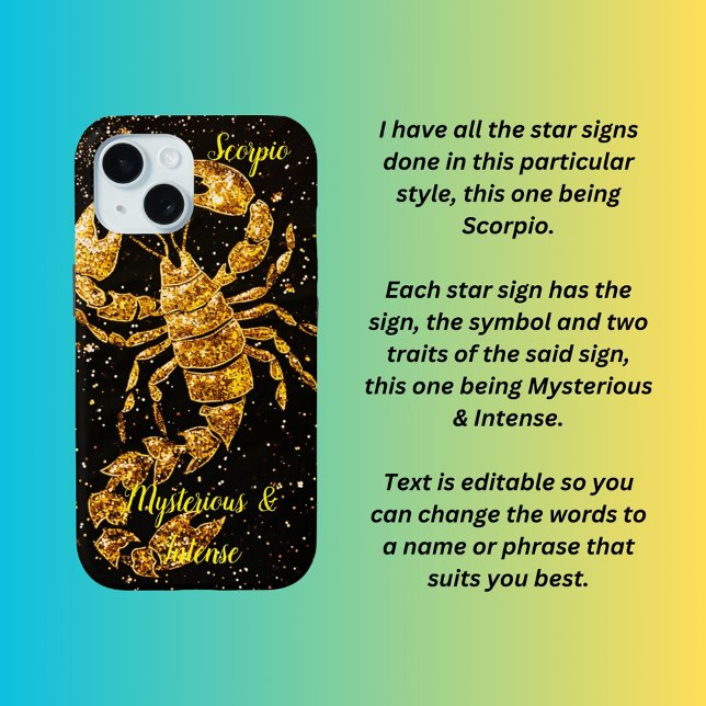 Scorpio-Sternzeichen Case-Mate iPhone Hülle (Von Creator hochgeladen)