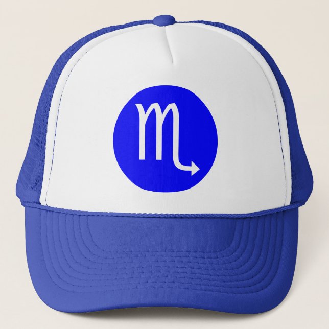Scorpio-Symbol Truckerkappe (Vorderseite)