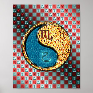 Scorpio und Feuerschlange Poster