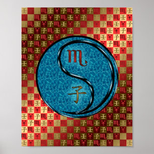 Scorpio und Wasserratte Poster