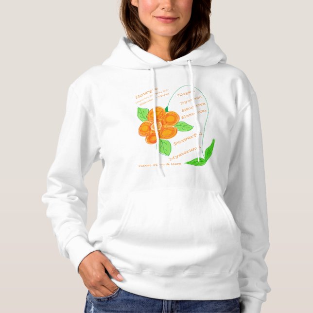 Scorpio Wearable Horoscope Hoodie (Vorderseite)