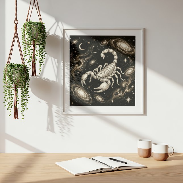 Scorpio Zodiac Celestial Astrology Poster (Von Creator hochgeladen)