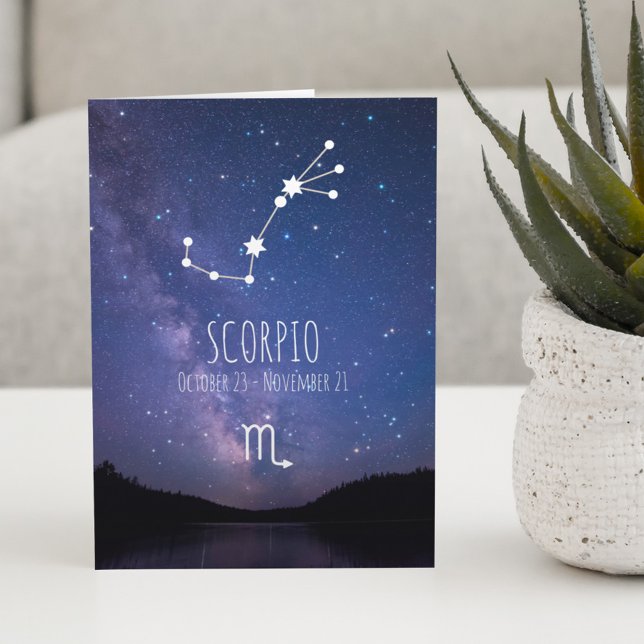 Scorpio Zodiac Constellation | Astrology Card Karte (Von Creator hochgeladen)