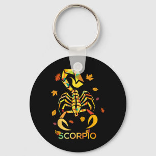 Scorpio Zodiac Fall Scorpion Geburtstag Schlüsselanhänger