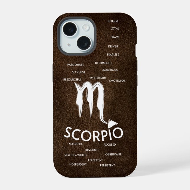 Scorpio Zodiac Horoscope Traits Garçons (Verso)