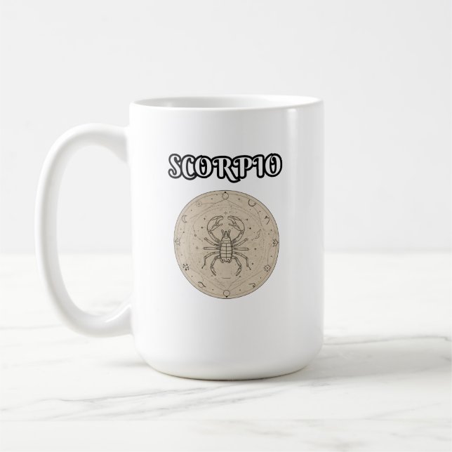 scorpio zodiac kaffeetasse (Links)