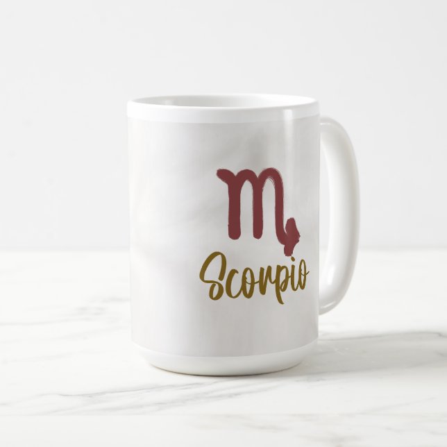 Scorpio Zodiac Mug (Devant droit)