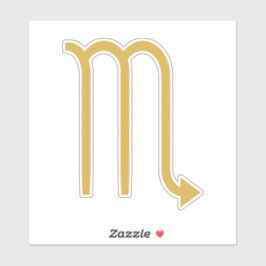 Scorpio Zodiac Sign Aufkleber