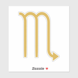 Scorpio Zodiac Sign Aufkleber