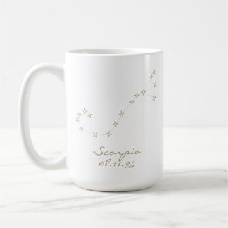 Scorpio Zodiac Sign Custom Birthday Mug Kaffeetasse