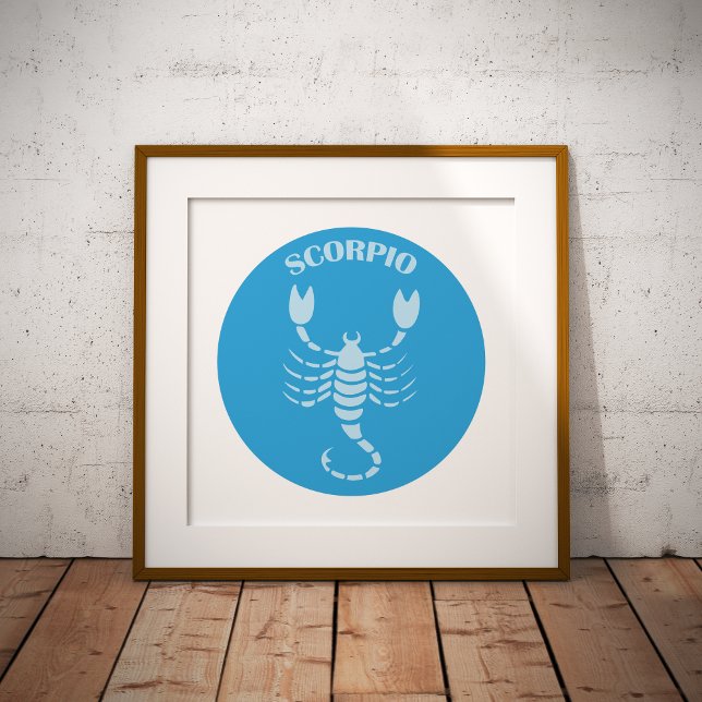 Scorpio, Zodiac Sign, Horoscope, Astrology Poster (Von Creator hochgeladen)