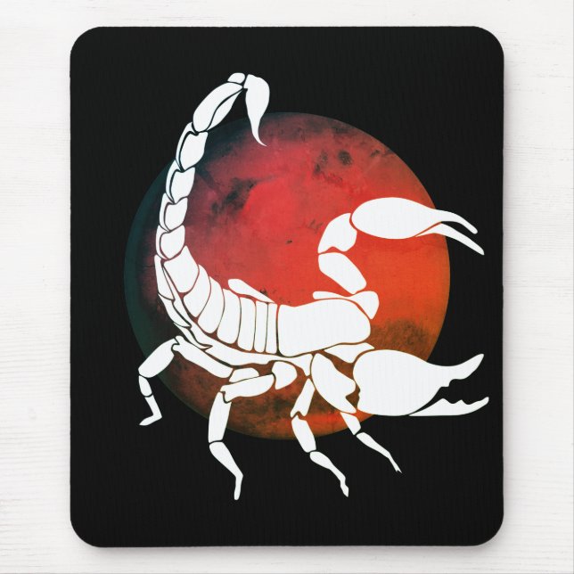 Scorpio Zodiac Sign Mousepad (Vorne)