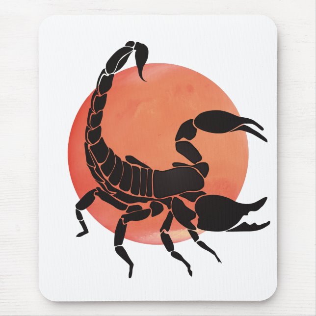 Scorpio Zodiac Sign Mousepad (Vorne)