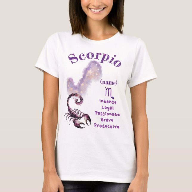 Scorpio Zodiac Sign T-Shirt *1 (Vorderseite)