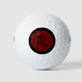 Scorpio Zodiac Signierung Personalisierte Custom Golfball