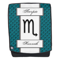 Scorpio Zodiac Symbol Standard von Kenneth Yoncich