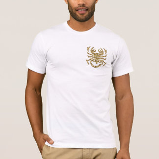 Scorpio Zodiac - Tribal Gold T-Shirt