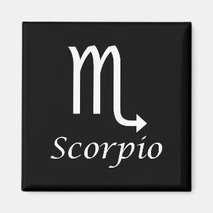 'Scorpio' Zodiac-Zeichen Magnet