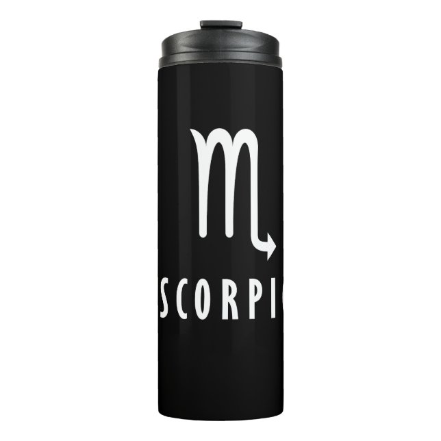 Scorpio zodiac-Zeichen Thermosbecher (Vorderseite)
