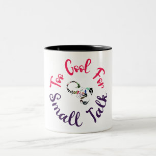 SCORPIO: Zu COOL für KLEINEN SPRACH Zweifarbige Tasse