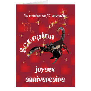 Scorpion 24 au 22 novembre Cartes de voeux
